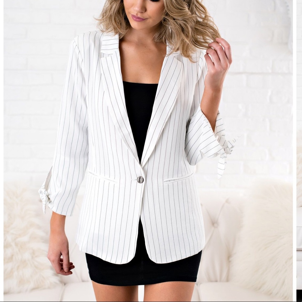 Striped blazer